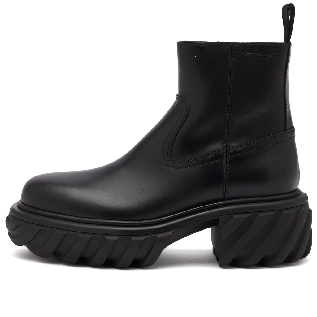 Off White Men's Exploration Ankle Boot Black
